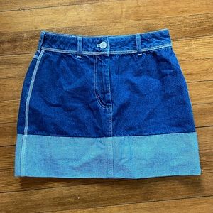 Urban outfitters BDG two toned denim jean skirt